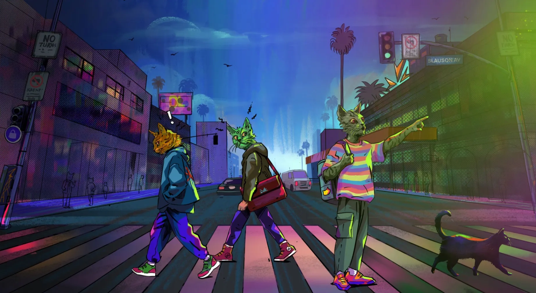 Katz Walk artwork.